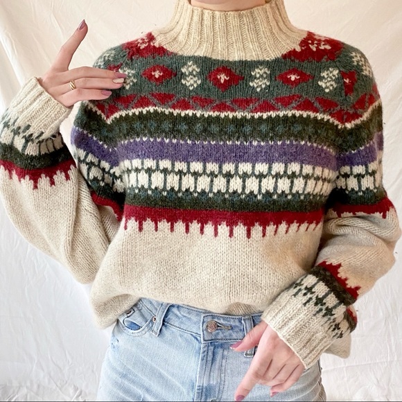 Turtleneck Christmas Sweater 